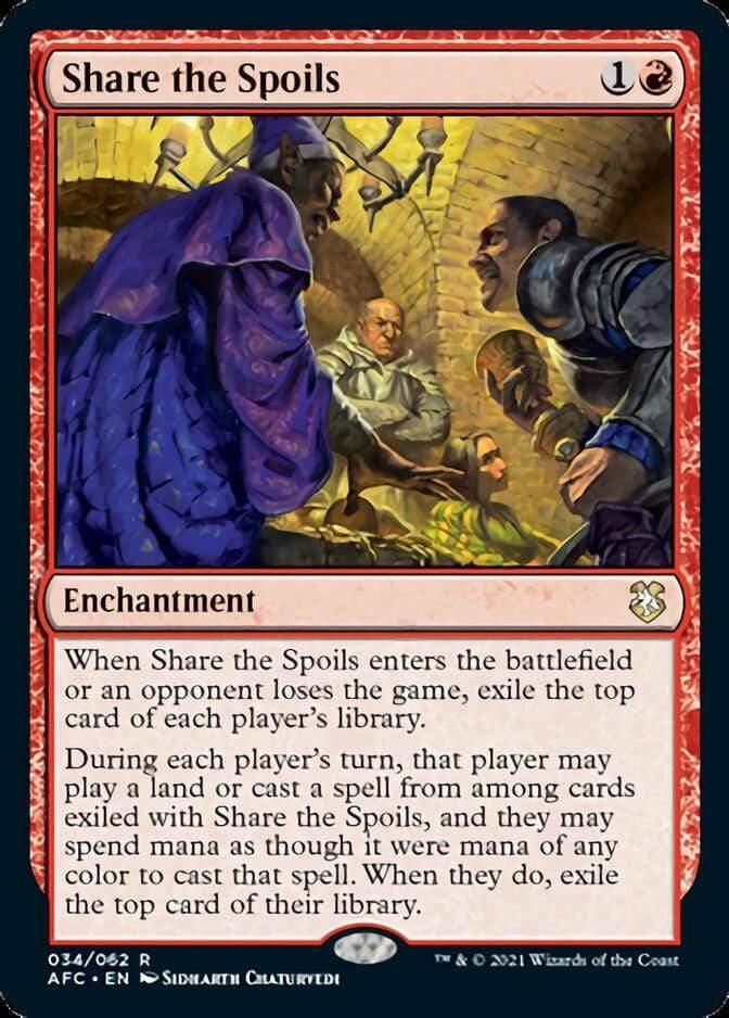 Magic: The Gathering MTG Single Share the Spoils [Dungeons & Dragons: Adventures in the Forgotten Realms Commander]