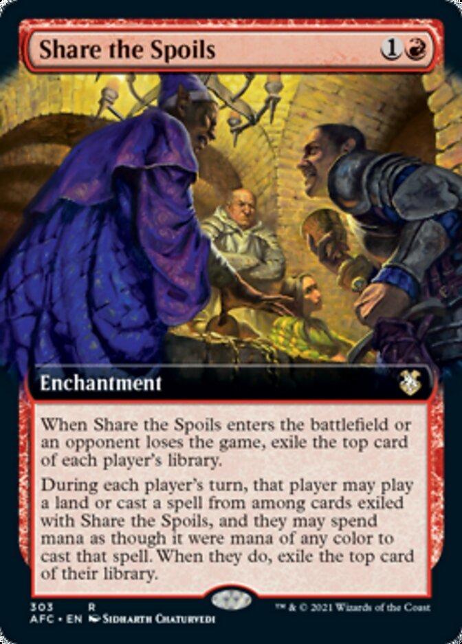 Magic: The Gathering MTG Single Share the Spoils (Extended) [Dungeons & Dragons: Adventures in the Forgotten Realms Commander]