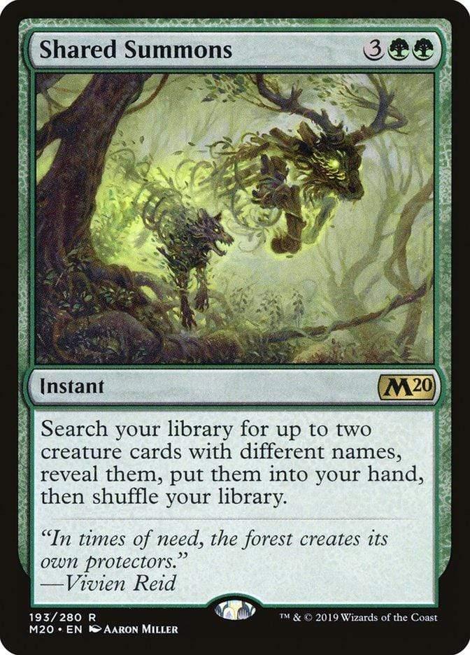 Magic: The Gathering MTG Single Shared Summons [Core Set 2020]