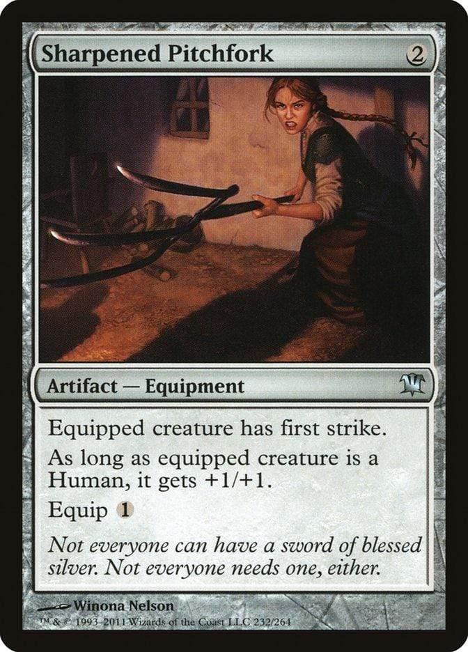 Magic: The Gathering MTG Single Sharpened Pitchfork [Innistrad]