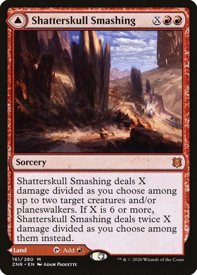 Magic: The Gathering MTG Single Shatterskull Smashing // Shatterskull, the Hammer Pass [Zendikar Rising]