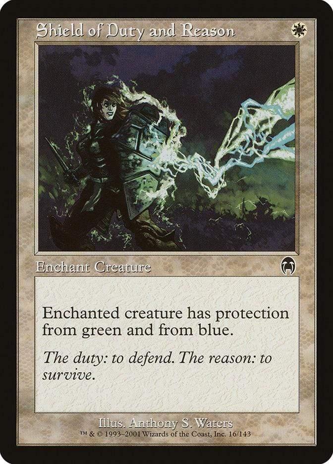 Magic: The Gathering MTG Single Shield of Duty and Reason [Apocalypse]