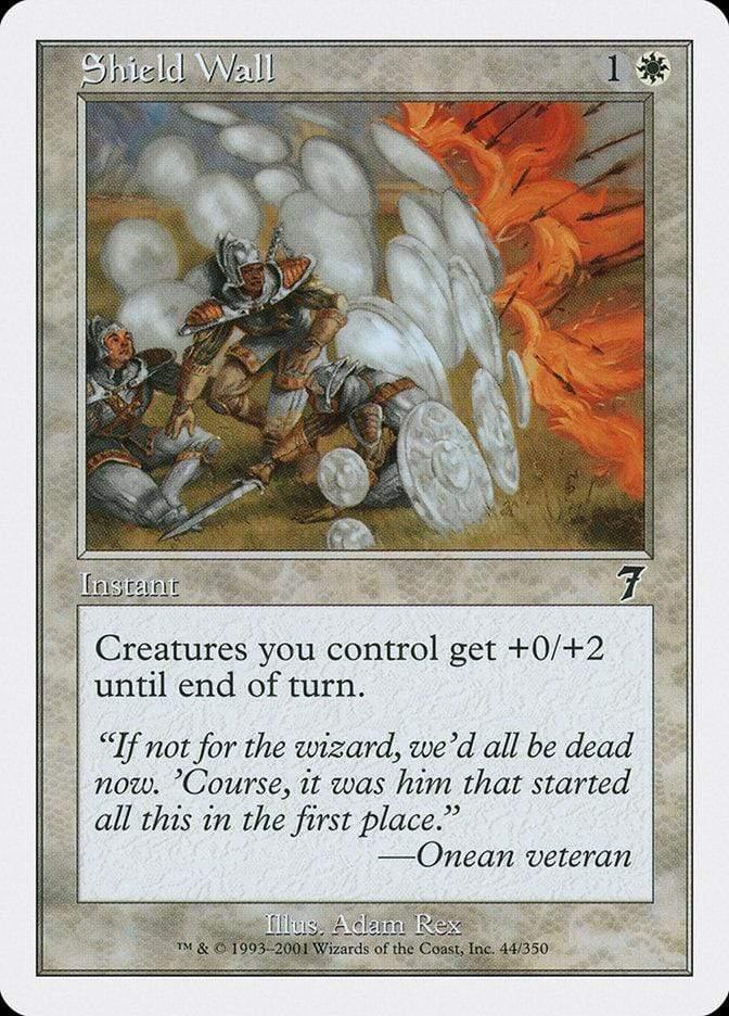 Magic: The Gathering MTG Single Shield Wall [Seventh Edition]