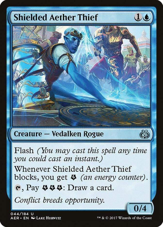 Magic: The Gathering MTG Single Shielded Aether Thief [Aether Revolt]