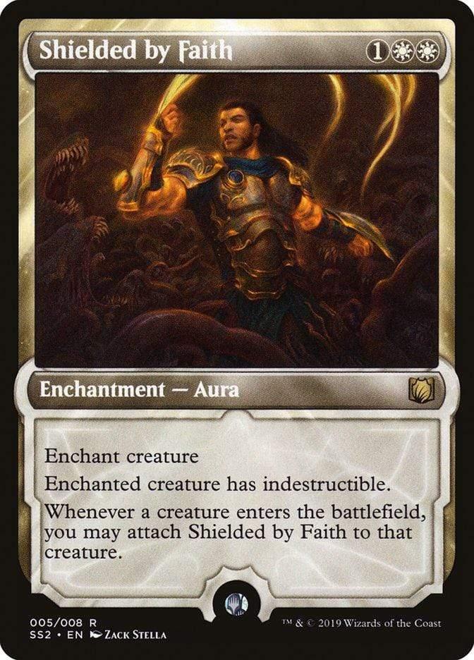 Magic: The Gathering MTG Single Shielded by Faith [Signature Spellbook: Gideon]
