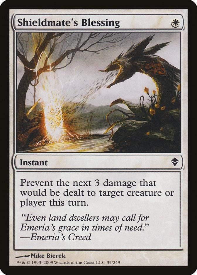 Magic: The Gathering MTG Single Shieldmate's Blessing [Zendikar]