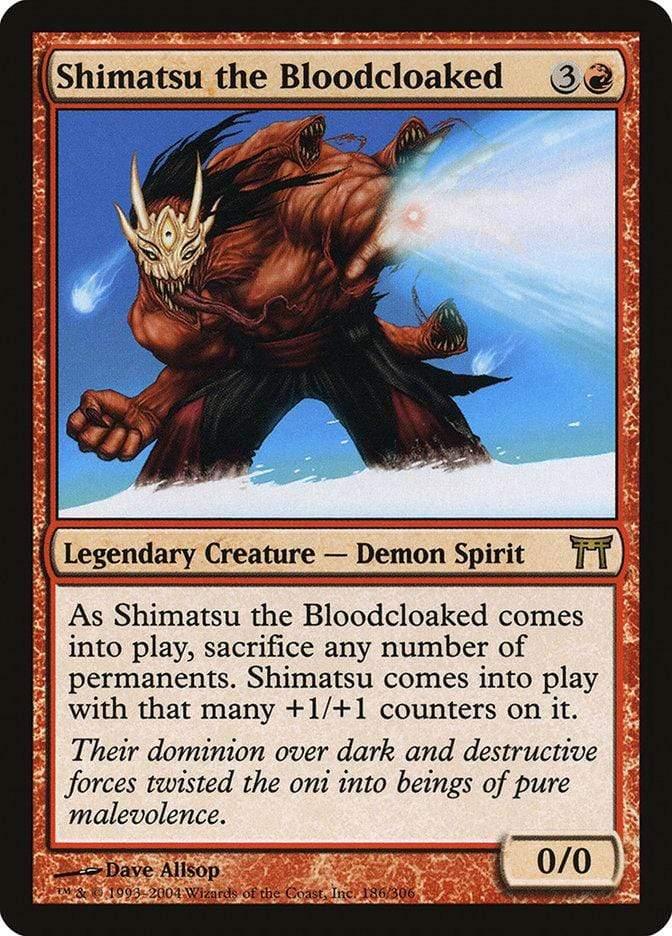 Magic: The Gathering MTG Single Shimatsu the Bloodcloaked [Champions of Kamigawa]