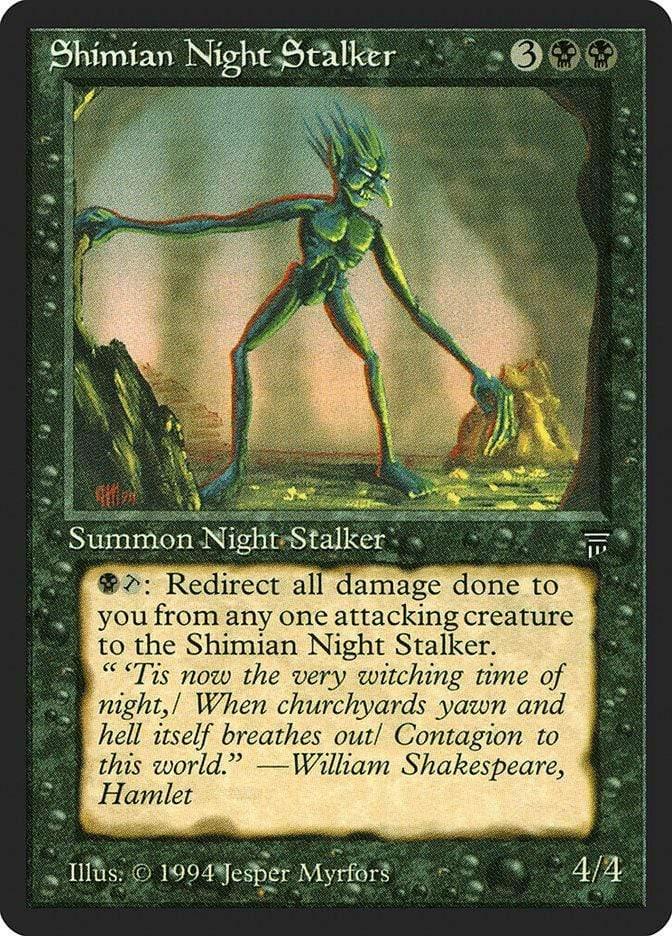 Magic: The Gathering MTG Single Shimian Night Stalker [Legends]
