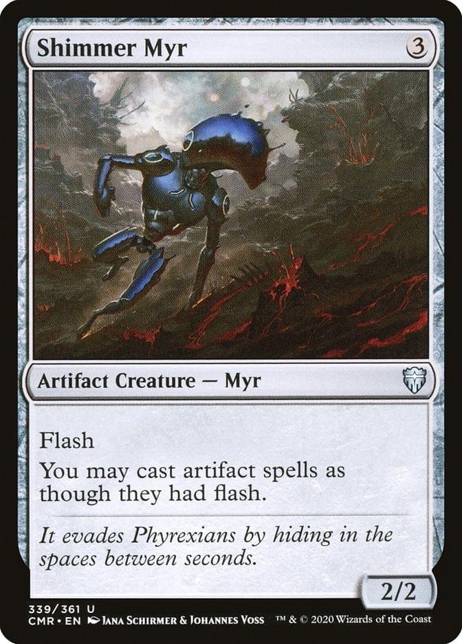 Magic: The Gathering MTG Single Shimmer Myr [Commander Legends]