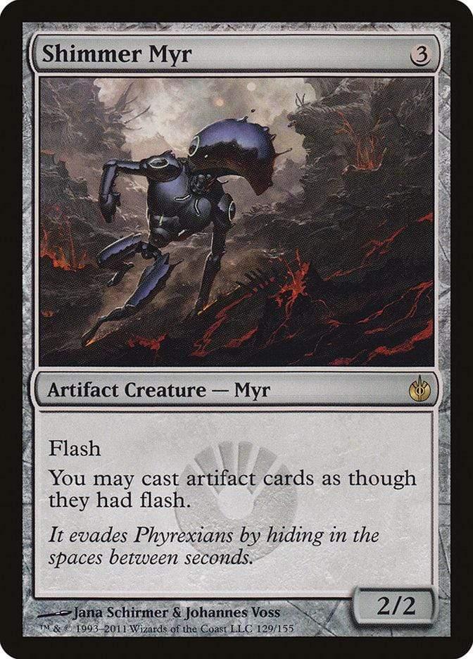 Magic: The Gathering MTG Single Shimmer Myr [Mirrodin Besieged]