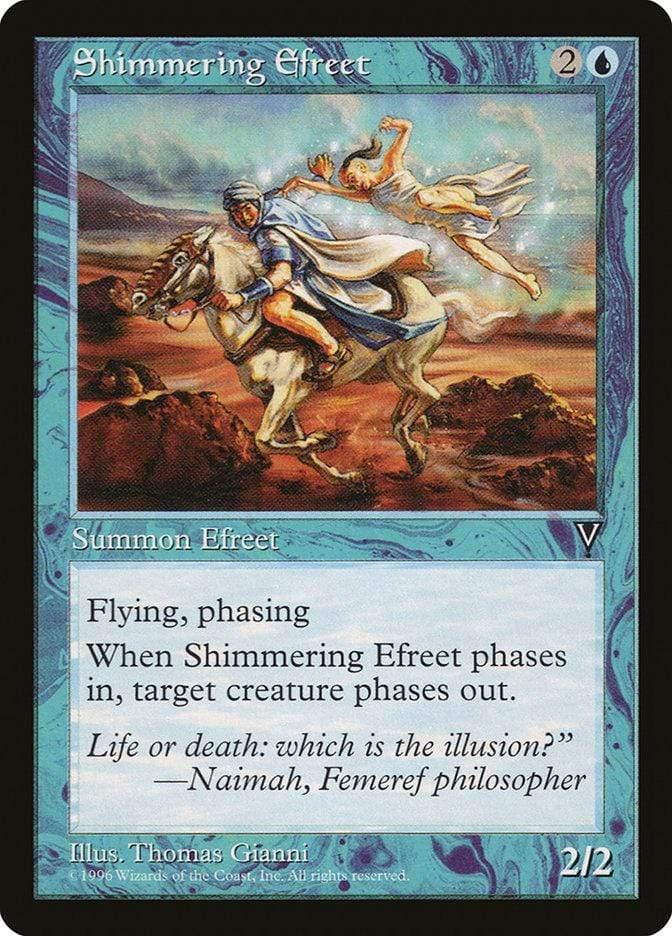 Magic: The Gathering MTG Single Shimmering Efreet [Visions]