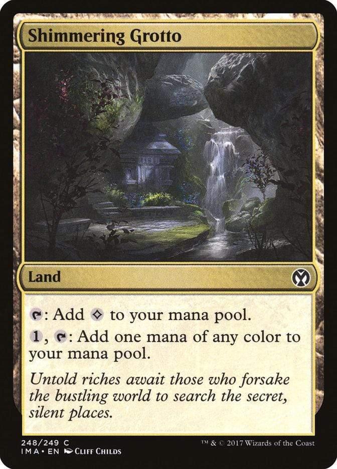 Magic: The Gathering MTG Single Shimmering Grotto [Iconic Masters]