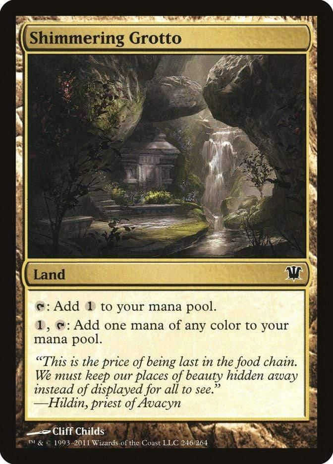 Magic: The Gathering MTG Single Shimmering Grotto [Innistrad]