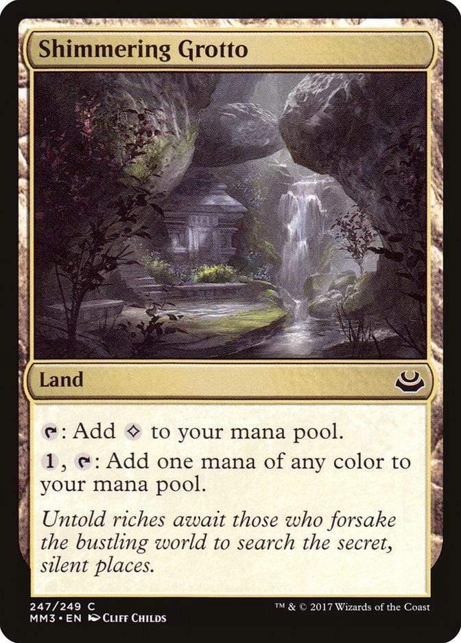 Magic: The Gathering MTG Single Shimmering Grotto [Modern Masters 2017]