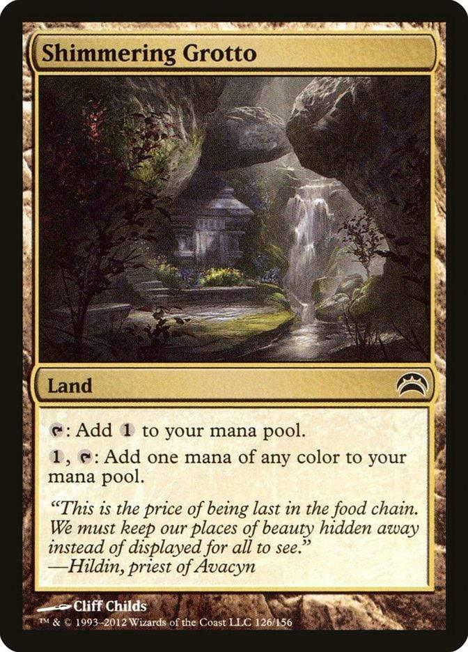 Magic: The Gathering MTG Single Shimmering Grotto [Planechase 2012]