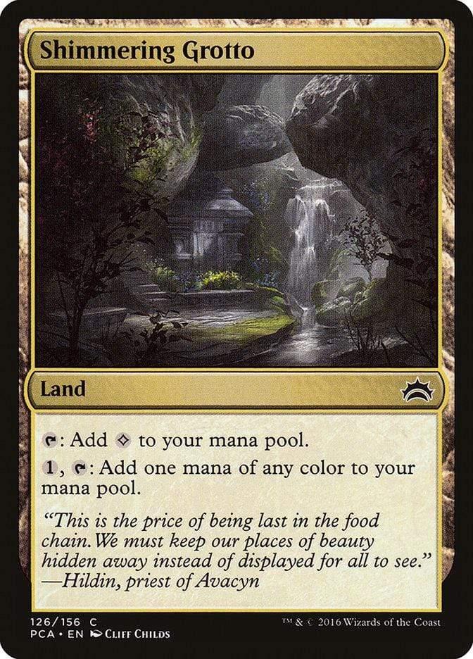 Magic: The Gathering MTG Single Shimmering Grotto [Planechase Anthology]