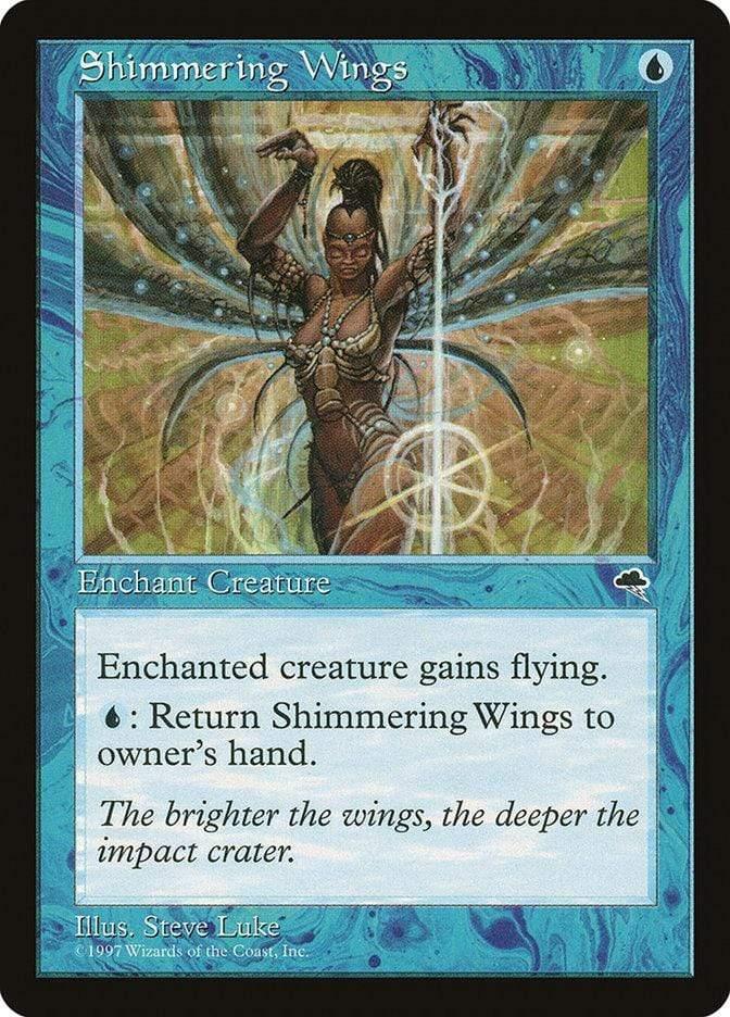 Magic: The Gathering MTG Single Shimmering Wings [Tempest]