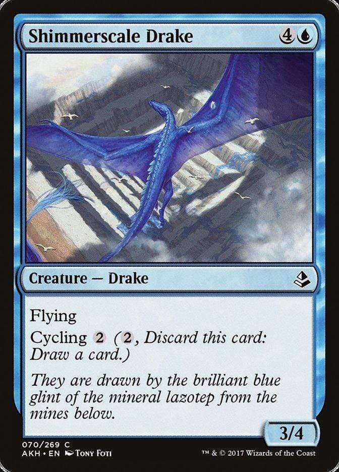Magic: The Gathering MTG Single Shimmerscale Drake [Amonkhet]