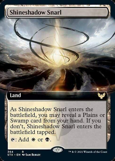 Magic: The Gathering MTG Single Shineshadow Snarl (Extended) [Strixhaven: School of Mages]