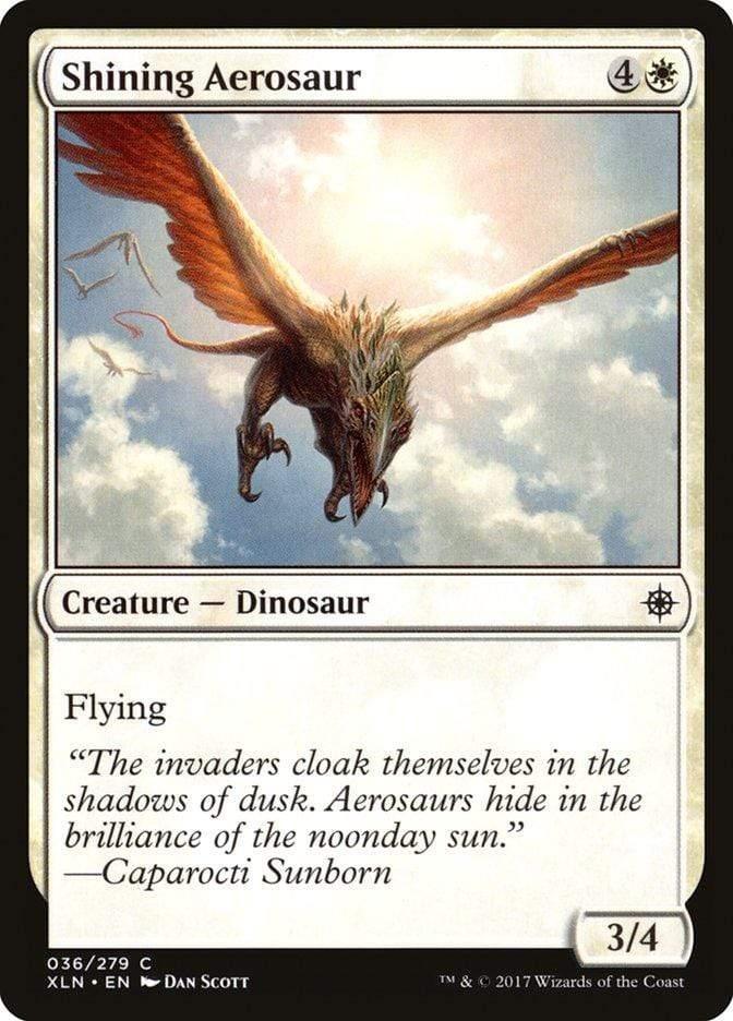 Magic: The Gathering MTG Single Shining Aerosaur [Ixalan]