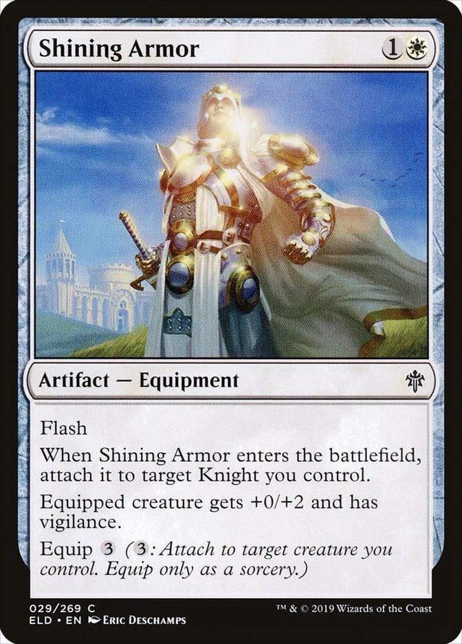 Magic: The Gathering MTG Single Shining Armor [Throne of Eldraine]
