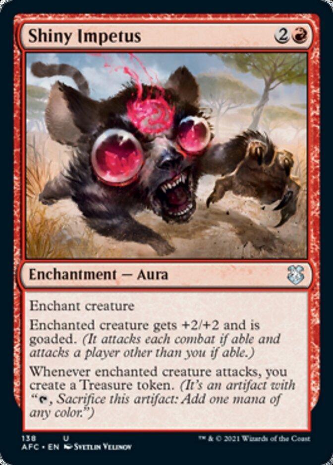 Magic: The Gathering MTG Single Shiny Impetus [Dungeons & Dragons: Adventures in the Forgotten Realms Commander]