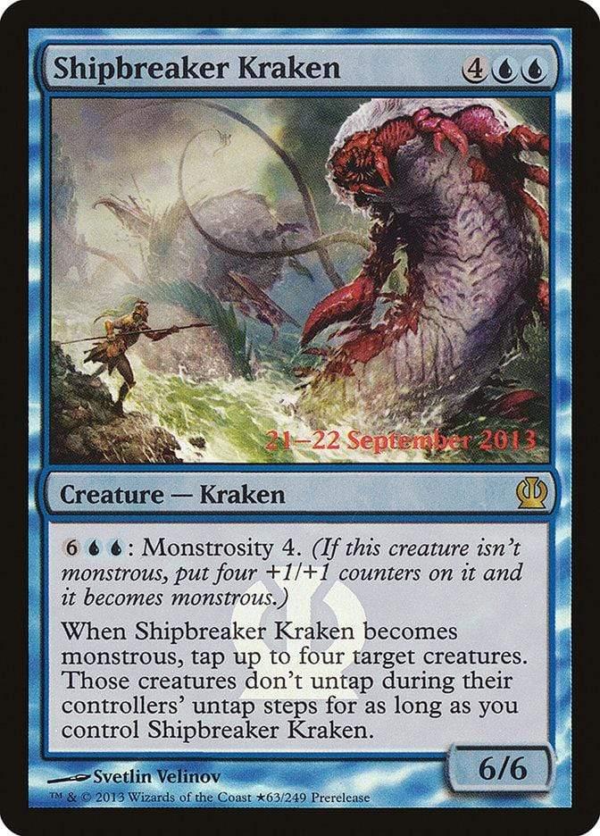 Magic: The Gathering MTG Single Shipbreaker Kraken  [Theros Prerelease Promos]