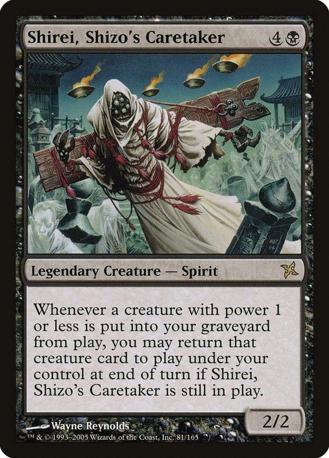 Magic: The Gathering MTG Single Shirei, Shizo's Caretaker [Betrayers of Kamigawa]