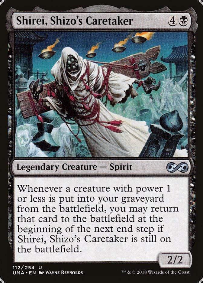 Magic: The Gathering MTG Single Shirei, Shizo's Caretaker [Ultimate Masters]