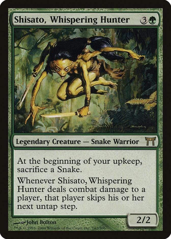 Magic: The Gathering MTG Single Shisato, Whispering Hunter [Champions of Kamigawa]