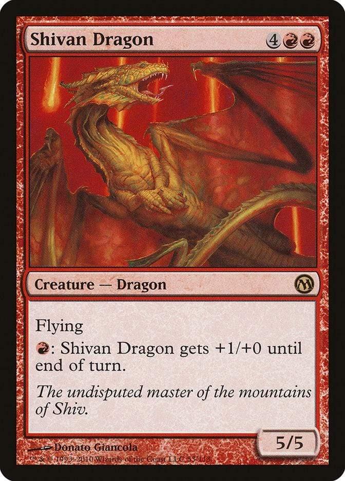 Magic: The Gathering MTG Single Shivan Dragon [Duels of the Planeswalkers]