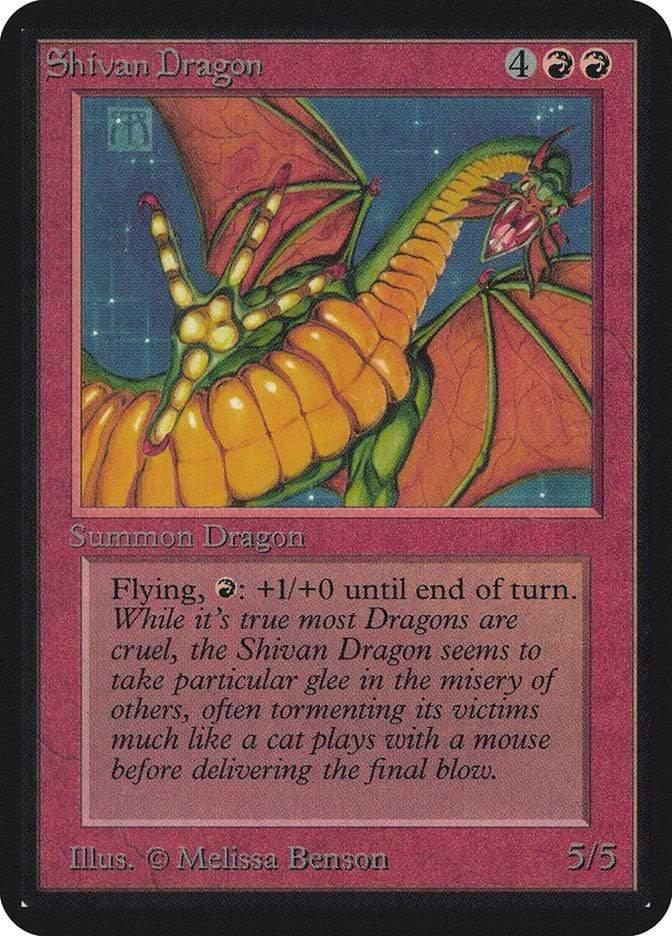 Magic: The Gathering MTG Single Shivan Dragon [Limited Edition Alpha]