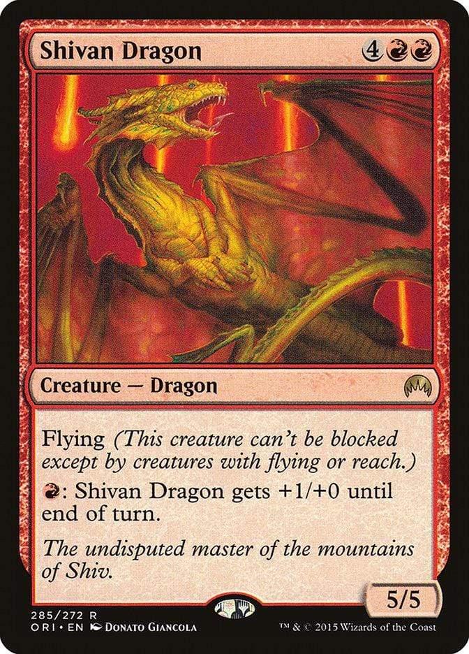 Magic: The Gathering MTG Single Shivan Dragon [Magic Origins]