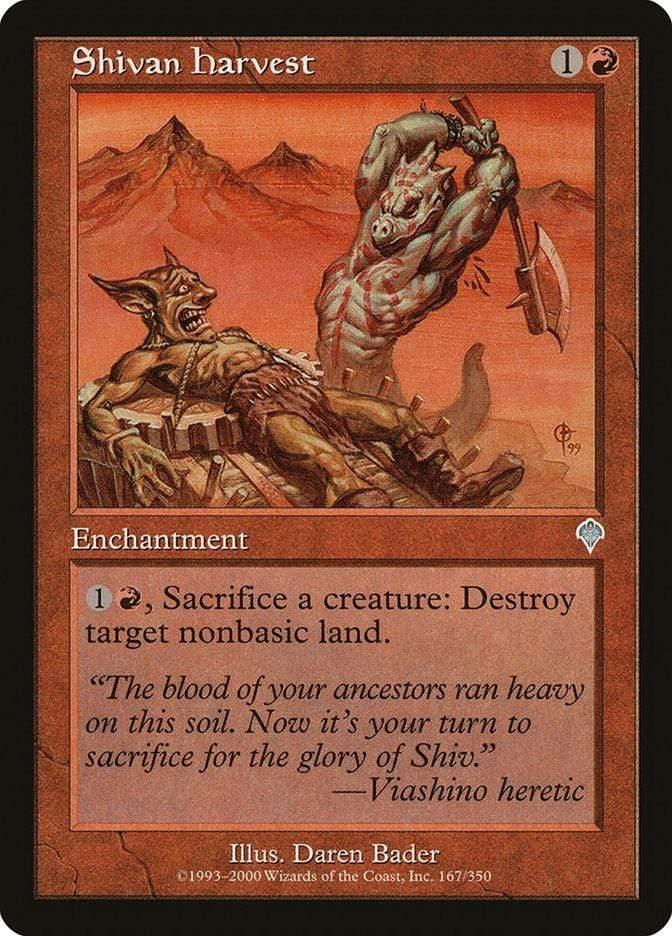 Magic: The Gathering MTG Single Shivan Harvest [Invasion]