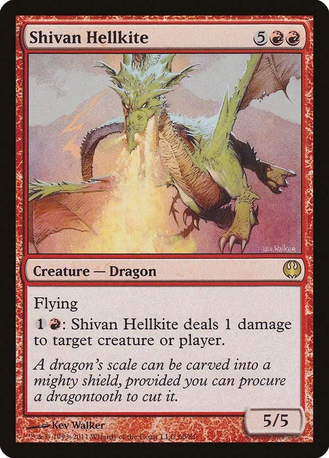 Magic: The Gathering MTG Single Shivan Hellkite [Duel Decks: Knights vs. Dragons]