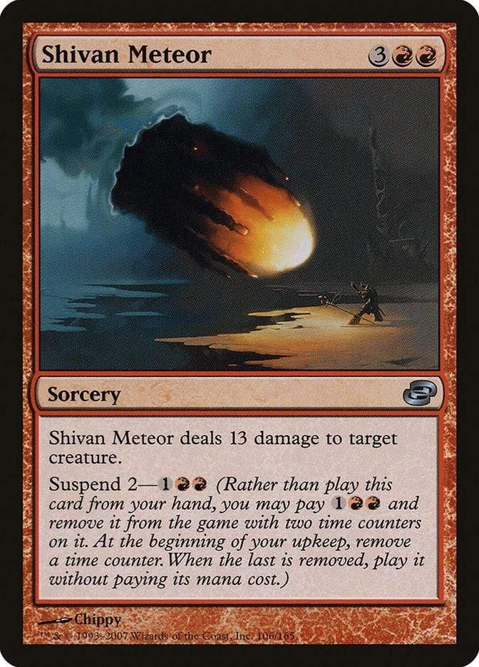 Magic: The Gathering MTG Single Shivan Meteor [Planar Chaos]