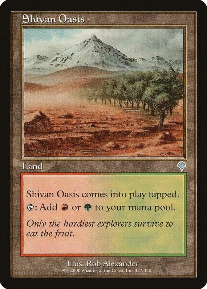 Magic: The Gathering MTG Single Shivan Oasis [Invasion]