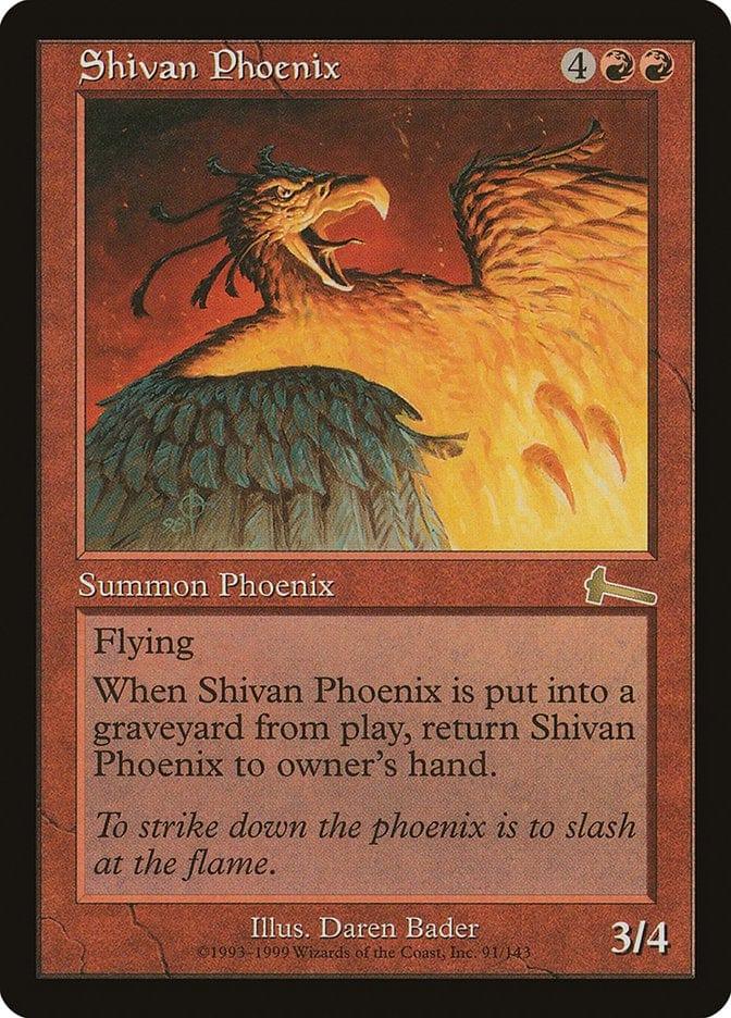 Magic: The Gathering MTG Single Shivan Phoenix [Urza's Legacy]