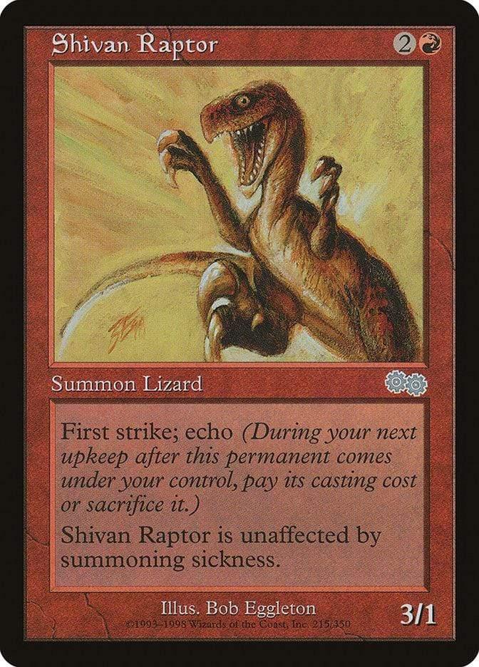 Magic: The Gathering MTG Single Shivan Raptor [Urza's Saga]
