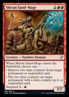 Magic: The Gathering MTG Single Shivan Sand-Mage [Time Spiral Remastered]