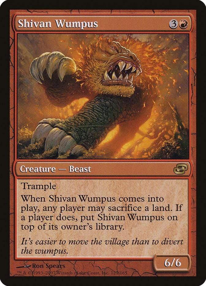 Magic: The Gathering MTG Single Shivan Wumpus [Planar Chaos]