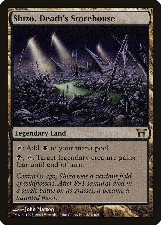 Magic: The Gathering MTG Single Shizo, Death's Storehouse [Champions of Kamigawa]