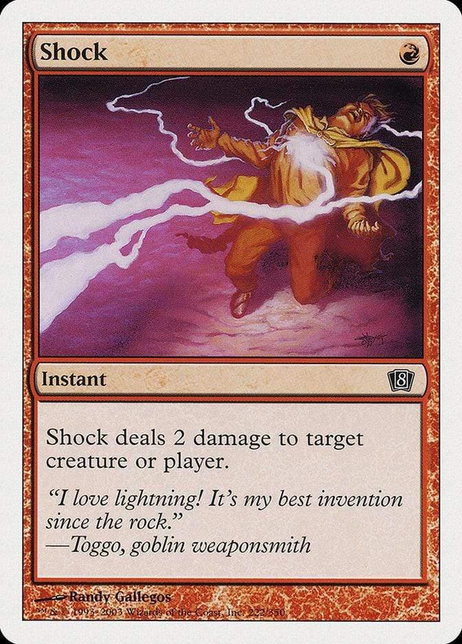 Magic: The Gathering MTG Single Shock [Eighth Edition]