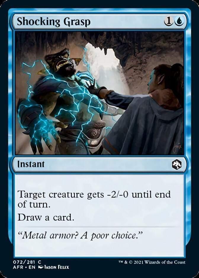 Magic: The Gathering MTG Single Shocking Grasp [Dungeons & Dragons: Adventures in the Forgotten Realms]
