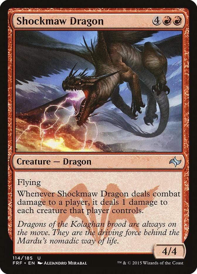 Magic: The Gathering MTG Single Shockmaw Dragon [Fate Reforged]