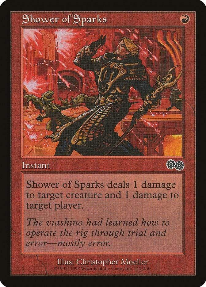 Magic: The Gathering MTG Single Shower of Sparks [Urza's Saga]