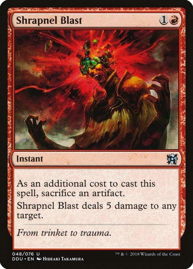 Magic: The Gathering MTG Single Shrapnel Blast [Duel Decks: Elves vs. Inventors]
