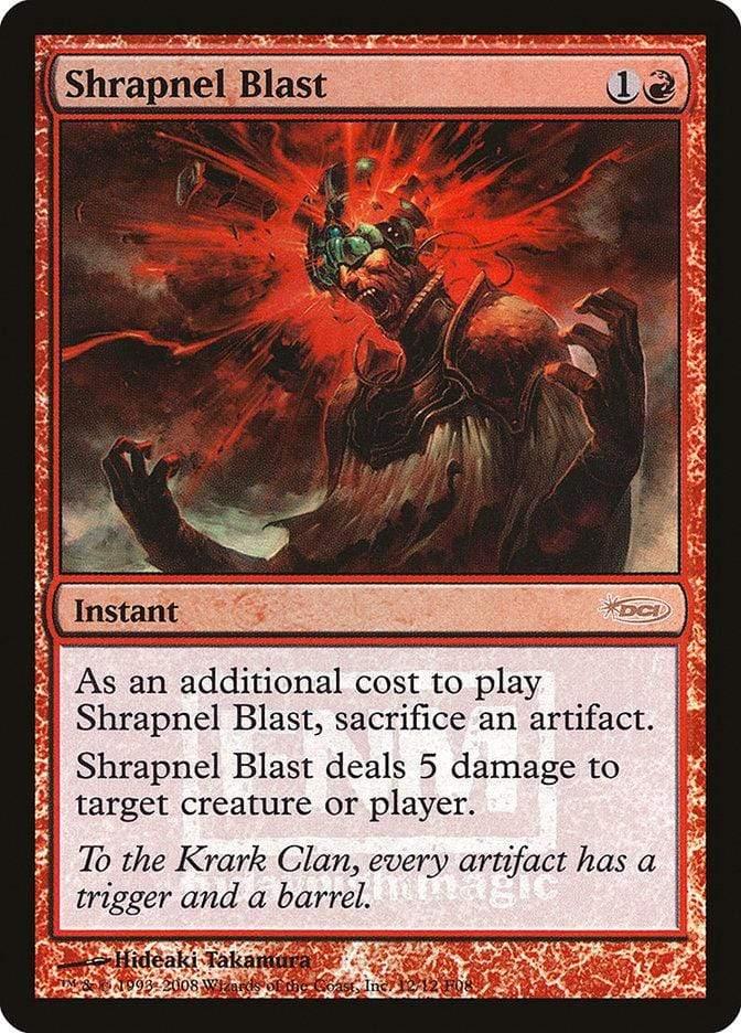 Magic: The Gathering MTG Single Shrapnel Blast [Friday Night Magic 2008]