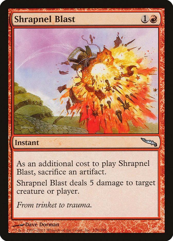 Magic: The Gathering MTG Single Shrapnel Blast [Mirrodin]