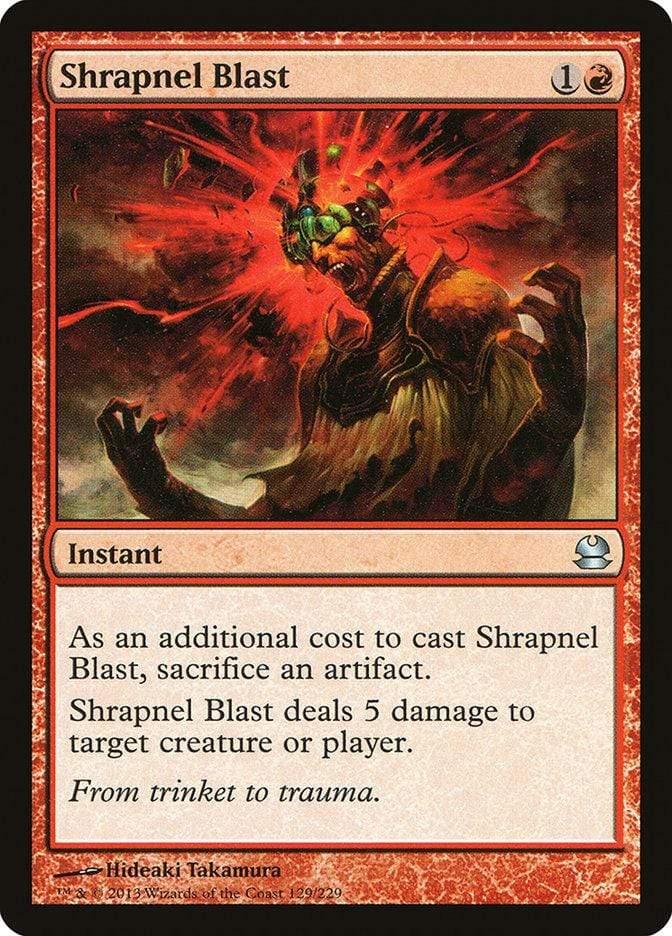 Magic: The Gathering MTG Single Shrapnel Blast [Modern Masters]